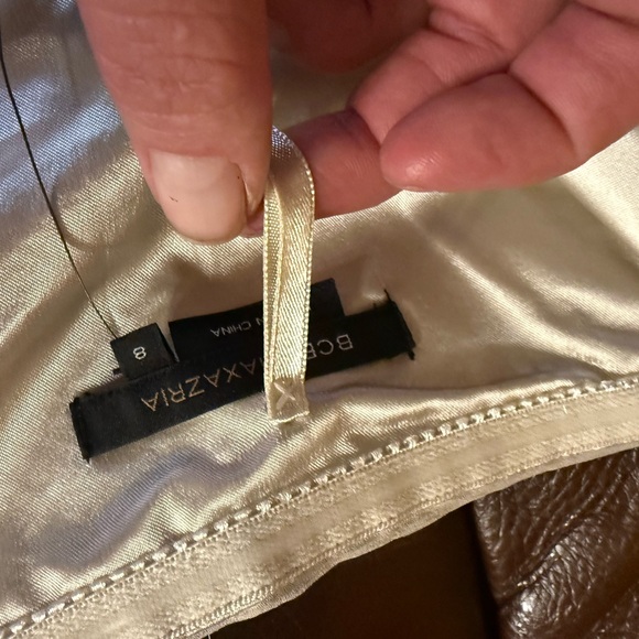 BCBG winter white tiered corset dress - Picture 11 of 16